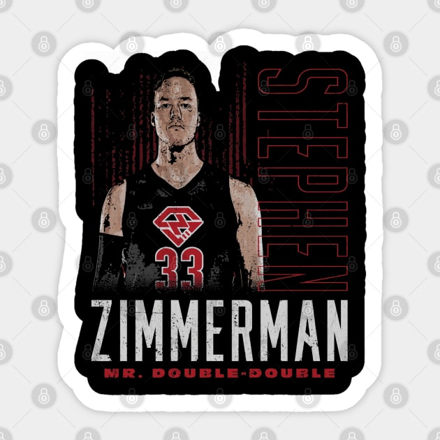 Stephen Zimmerman College Pose Sticker by artbygonzalez